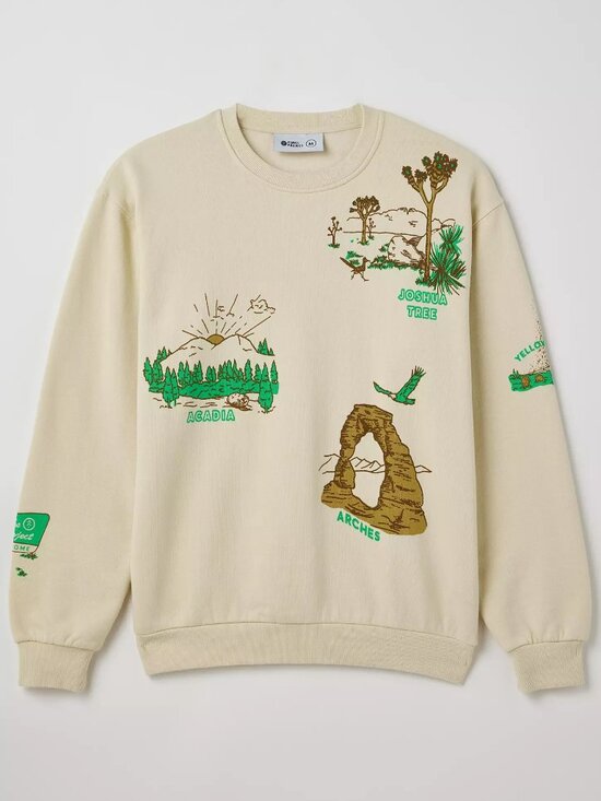 Parks Project Tops - Parks Project National Park Crew Neck Sweatshirt